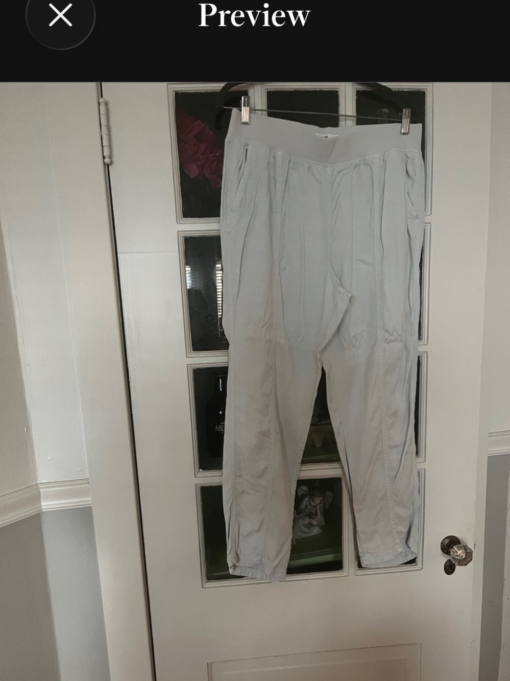 Sonoma women’s lightweight cotton straight leg pants